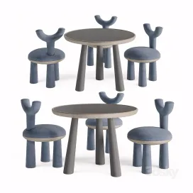 Children Table Chairs Set by Flow